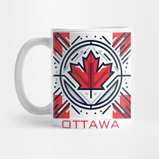 Ottawa Ontario Canada Flag Mug